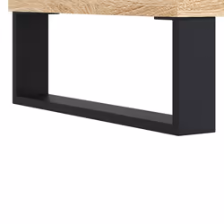 vidaXL Bathroom Cabinet Vanity Unit Storage Cabinet Brown Oak Engineered Wood - sonoma oak - Additional view 6