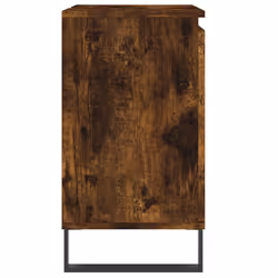 vidaXL Bathroom Cabinet Vanity Unit Storage Cabinet Brown Oak Engineered Wood - smoked oak - Additional view 4