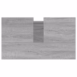 vidaXL Bathroom Cabinet Vanity Unit Storage Cabinet Brown Oak Engineered Wood - grey sonoma - Additional view 7