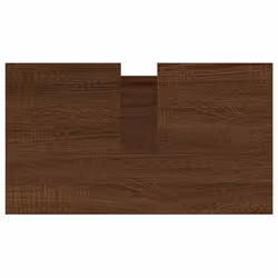 vidaXL Bathroom Cabinet Vanity Unit Storage Cabinet Brown Oak Engineered Wood - Additional view 7