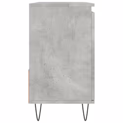 vidaXL Bathroom Cabinet Vanity Unit Highboard Cupboard White Engineered Wood - concrete grey - Additional view 5