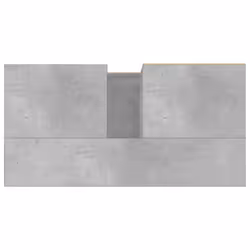 vidaXL Bathroom Cabinet Vanity Unit Highboard Cupboard White Engineered Wood - concrete grey - Additional view 7