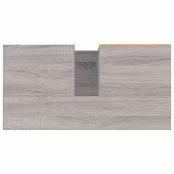 vidaXL Bathroom Cabinet Vanity Unit Highboard Cupboard White Engineered Wood - grey sonoma - Additional view 7
