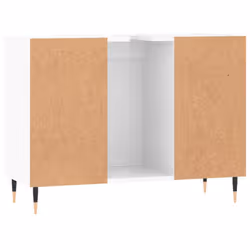 vidaXL Bathroom Cabinet Vanity Unit Storage Cabinet Cupboard Engineered Wood - high gloss white - Additional view 7