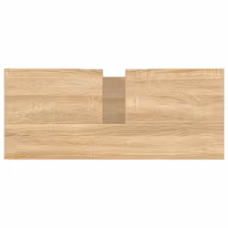 vidaXL Bathroom Cabinet Vanity Unit Highboard Cupboard Black Engineered Wood - sonoma oak - Additional view 8