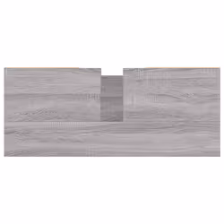vidaXL Bathroom Cabinet Vanity Unit Highboard Cupboard Black Engineered Wood - grey sonoma - Additional view 8