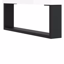 vidaXL Bathroom Cabinet Vanity Unit Highboard Cupboard White Engineered Wood - high gloss white - Additional view 10
