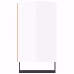 vidaXL Bathroom Cabinet Vanity Unit Highboard Cupboard White Engineered Wood - high gloss white - Additional view 6