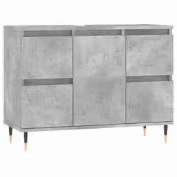 VidaXL 831648, Grey, Wood, 800 mm, 330 mm, 600 mm, 10 cm