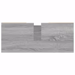 vidaXL Bathroom Cabinet Vanity Unit Highboard Cupboard White Engineered Wood - grey sonoma - Additional view 7