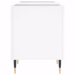 vidaXL Record Cabinet Record Storage Cabinet Sideboard White Engineered Wood - Additional view 4