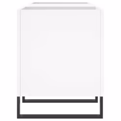 vidaXL Record Cabinet Record Storage Cabinet Sideboard White Engineered Wood - Additional view 4