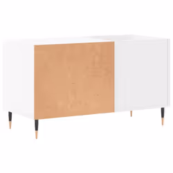 vidaXL Record Cabinet Record Storage Cabinet Sideboard White Engineered Wood - Additional view 5
