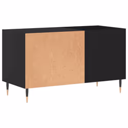 vidaXL Record Cabinet Record Storage Cabinet Sideboard White Engineered Wood - black - Additional view 5
