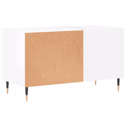 vidaXL Record Cabinet Record Storage Cabinet Sideboard White Engineered Wood - high gloss white - Additional view 5