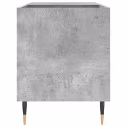 vidaXL Record Cabinet Record Storage Cabinet Sideboard White Engineered Wood - concrete grey - Additional view 4