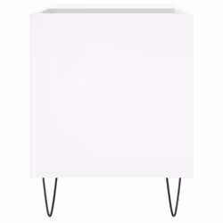 vidaXL Record Cabinet Record Storage Cabinet Sideboard White Engineered Wood - Additional view 4