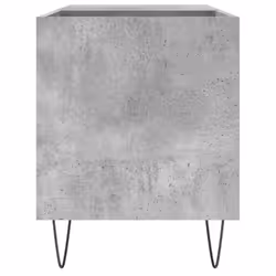 vidaXL Record Cabinet Record Storage Cabinet Sideboard White Engineered Wood - concrete grey - Additional view 4