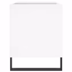 vidaXL Record Cabinet Record Storage Cabinet Sideboard White Engineered Wood - white - Additional view 4