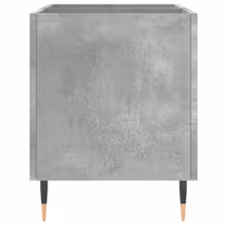 vidaXL Record Cabinet Record Storage Cabinet Sideboard White Engineered Wood - concrete grey - Additional view 4