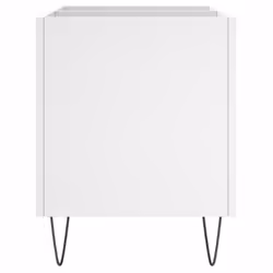vidaXL Record Cabinet Record Storage Cabinet Sideboard White Engineered Wood - white - Additional view 4