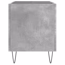 vidaXL Record Cabinet Record Storage Cabinet Sideboard White Engineered Wood - concrete grey - Additional view 4