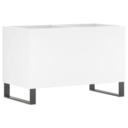 vidaXL Record Cabinet Vinyl Record Storage Cabinet Grey Sonoma Engineered Wood - white