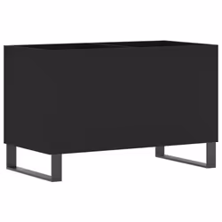 vidaXL Record Cabinet Vinyl Record Storage Cabinet Grey Sonoma Engineered Wood - black - Additional view 5
