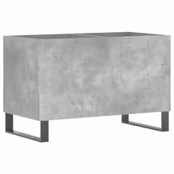 vidaXL Record Cabinet Vinyl Record Storage Cabinet Grey Sonoma Engineered Wood - concrete grey