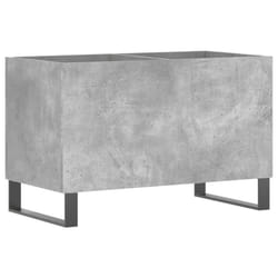 vidaXL Record Cabinet Vinyl Record Storage Cabinet Grey Sonoma Engineered Wood - concrete grey
