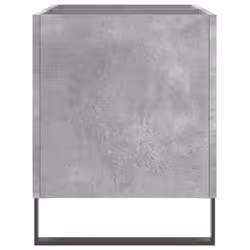 vidaXL Record Cabinet Vinyl Record Storage Cabinet Grey Sonoma Engineered Wood - concrete grey - Additional view 4