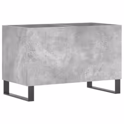 vidaXL Record Cabinet Vinyl Record Storage Cabinet Grey Sonoma Engineered Wood - concrete grey - Additional view 5
