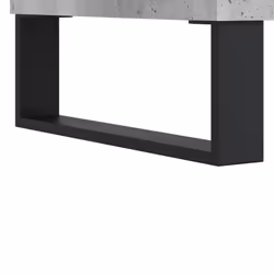 vidaXL Record Cabinet Vinyl Record Storage Cabinet Grey Sonoma Engineered Wood - concrete grey - Additional view 6