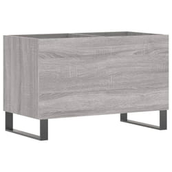 vidaXL Record Cabinet Vinyl Record Storage Cabinet Grey Sonoma Engineered Wood - grey sonoma