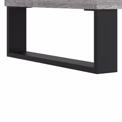 vidaXL Record Cabinet Vinyl Record Storage Cabinet Grey Sonoma Engineered Wood - grey sonoma - Additional view 6