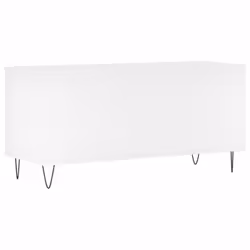 vidaXL Record Cabinet Record Storage Cabinet Sideboard White Engineered Wood - white - Additional view 5