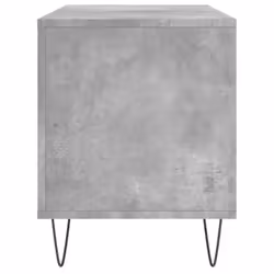 vidaXL Record Cabinet Record Storage Cabinet Sideboard White Engineered Wood - concrete grey - Additional view 4
