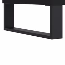vidaXL Record Cabinet Record Storage Cabinet Sideboard White Engineered Wood - black - Additional view 6