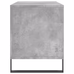 vidaXL Record Cabinet Record Storage Cabinet Sideboard White Engineered Wood - concrete grey - Additional view 4
