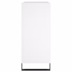 vidaXL Record Cabinet Record Storage Cabinet Sideboard White Engineered Wood - Additional view 4