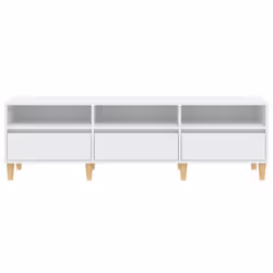 vidaXL TV Cabinet TV Unit Storage Cabinet Media Unit Cupboard Engineered Wood - white, 150 x 30 x 44.5 cm - Additional view 5