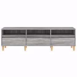 vidaXL TV Cabinet TV Unit Storage Cabinet Media Unit Cupboard Engineered Wood - grey sonoma, 150 x 30 x 44.5 cm - Additional view 5