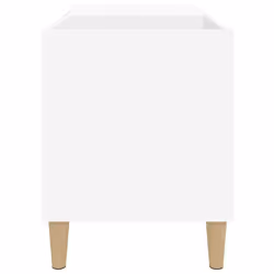 vidaXL Record Cabinet Office Vinyl Storage Cabinet Sideboard Engineered Wood - white, 84.5 x 38 x 48 cm - Additional view 5