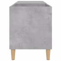 vidaXL Record Cabinet Office Vinyl Storage Cabinet Sideboard Engineered Wood - concrete grey, 84.5 x 38 x 48 cm - Additional view 5