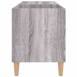 vidaXL Record Cabinet Office Vinyl Storage Cabinet Sideboard Engineered Wood - grey sonoma, 84.5 x 38 x 48 cm - Additional view 5
