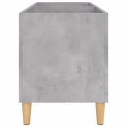 vidaXL Record Cabinet Office Vinyl Storage Cabinet Sideboard Engineered Wood - concrete grey - Additional view 5