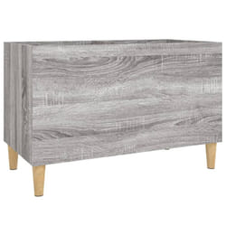 vidaXL Record Cabinet Office Vinyl Storage Cabinet Sideboard Engineered Wood - grey sonoma