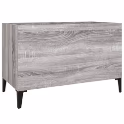 vidaXL Record Cabinet Office Vinyl Storage Cabinet Sideboard Engineered Wood - grey sonoma