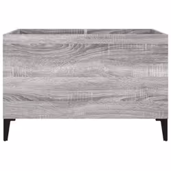 vidaXL Record Cabinet Office Vinyl Storage Cabinet Sideboard Engineered Wood - grey sonoma - Additional view 4