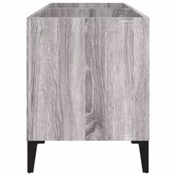vidaXL Record Cabinet Office Vinyl Storage Cabinet Sideboard Engineered Wood - grey sonoma - Additional view 5